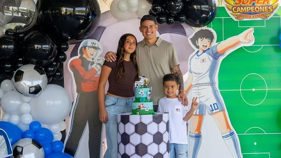 El motor de James Rodríguez fuera de las canchas: sus hijos Salomé y Samuel