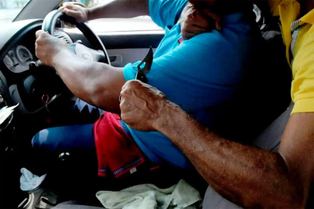 Así fue la captura de presunto ladrón de taxista en Flordablanca