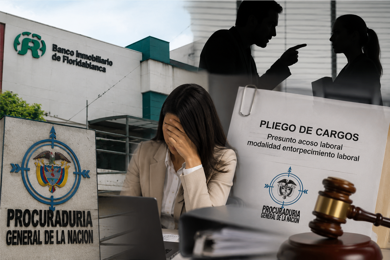 Pliego de cargos sacude al Banco Inmobiliario de Floridablanca: investigan acoso laboral