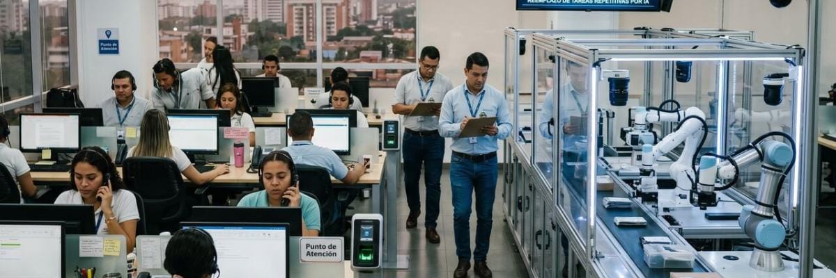 La IA ha hecho mas productivos 3,27 millones de empleos en Colombia