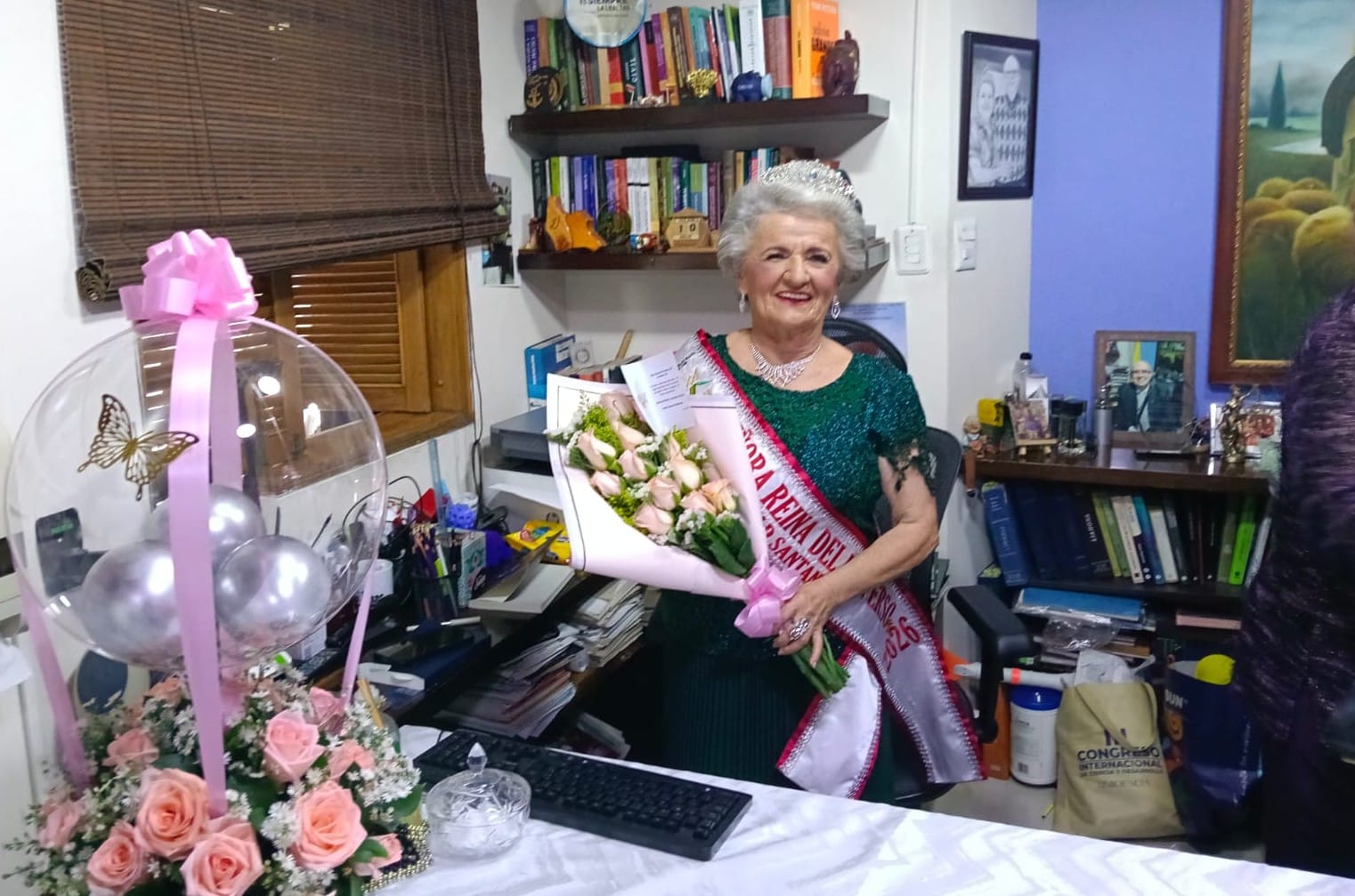 Ofelia Prada Rueda representa a Santander en evento Señora Reina Universo 2026