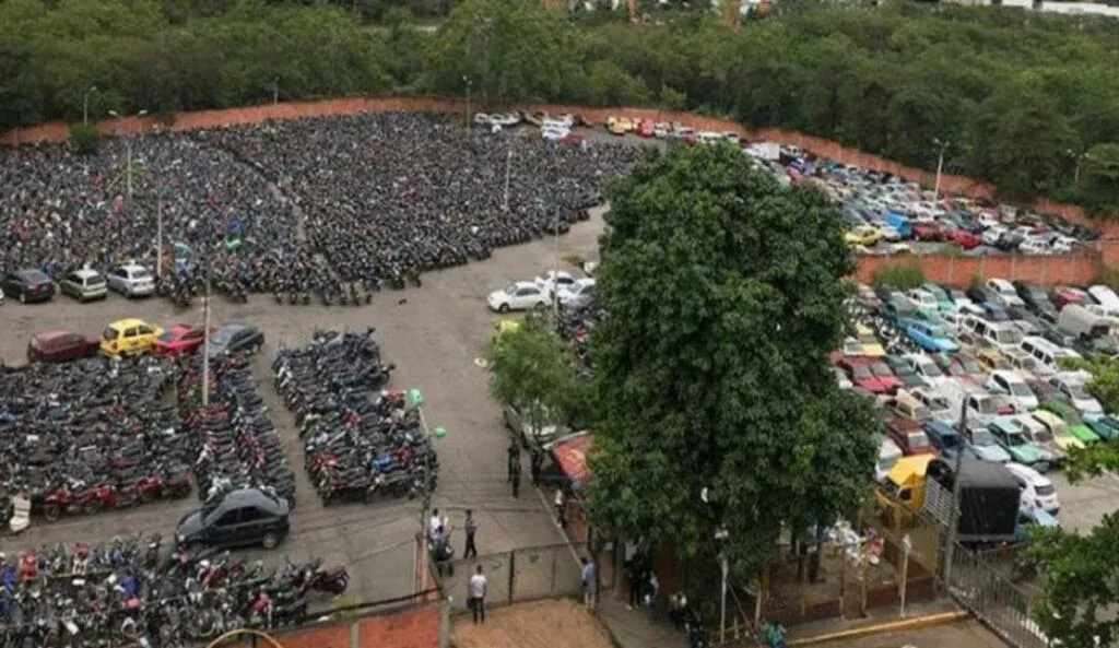 Ordenan a Tránsito de Bucaramanga descongestionar sus atiborrados patios