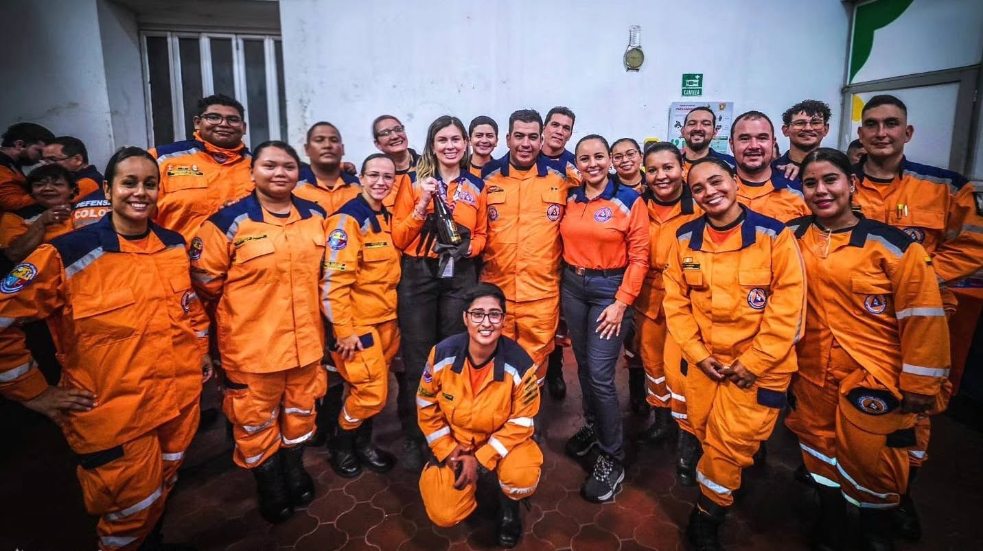 Visita directora general Defensa Civil Colombiana