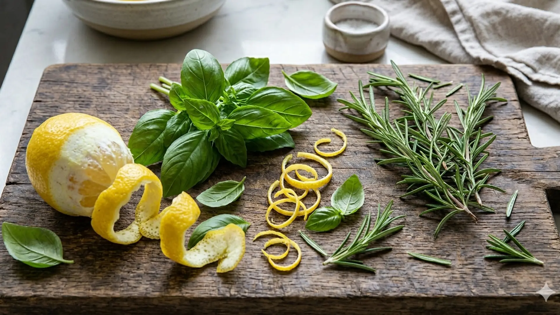 Hervir albahaca, romero y limón: el truco casero que ayuda a aromatizar el hogar de forma natural
