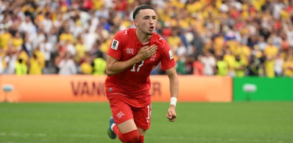 Rubén Vargas, el suizo de raíces dominicanas que lideró la eliminación de Colombia del Mundial