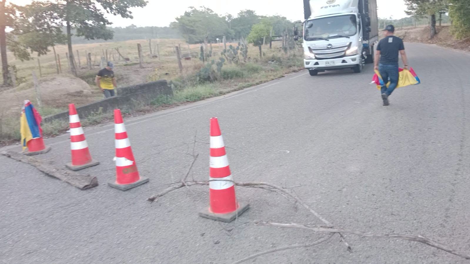 Protesta en Puerto Wilches por mal estado de las vías