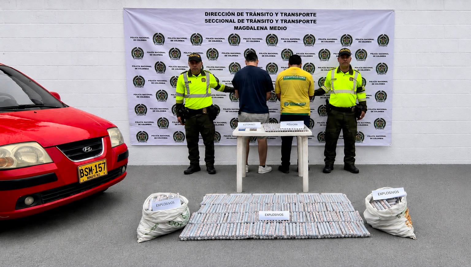 Autoridades incautaron 150 kilos de Indugel en vías del Magdalena Medio