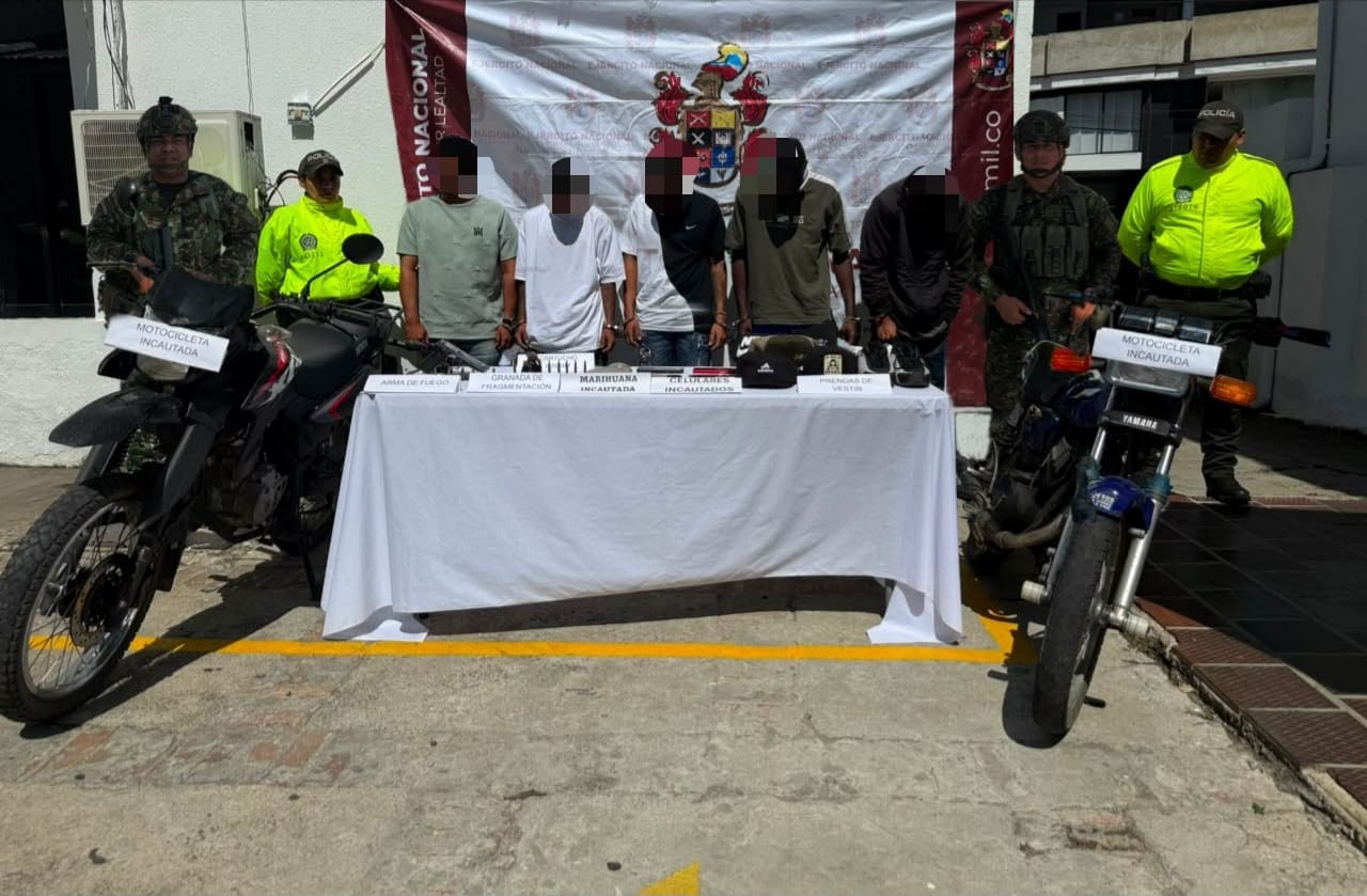 Capturados en allanamiento cinco integrantes de la estructura 33 delincuencial