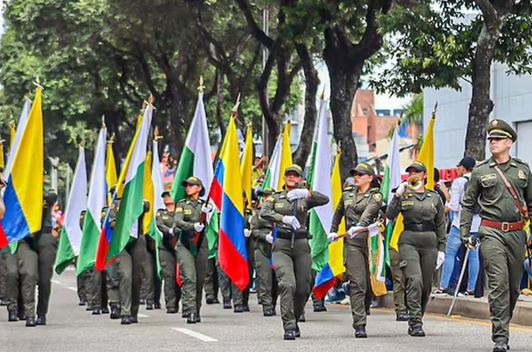 Cierres viales por desfile militar del 20 de Julio