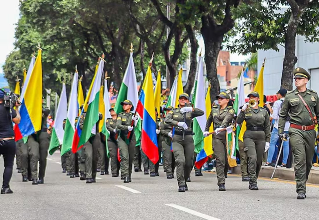 Cierres viales por ensayos y desfile del 20 de julio en Bucaramanga