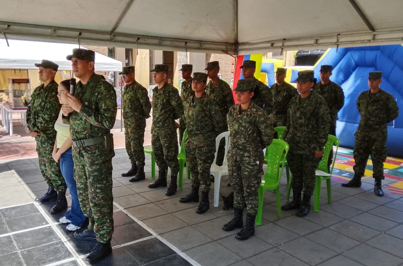 Jornada de apoyo del Ejercito Nacional en Lebrija