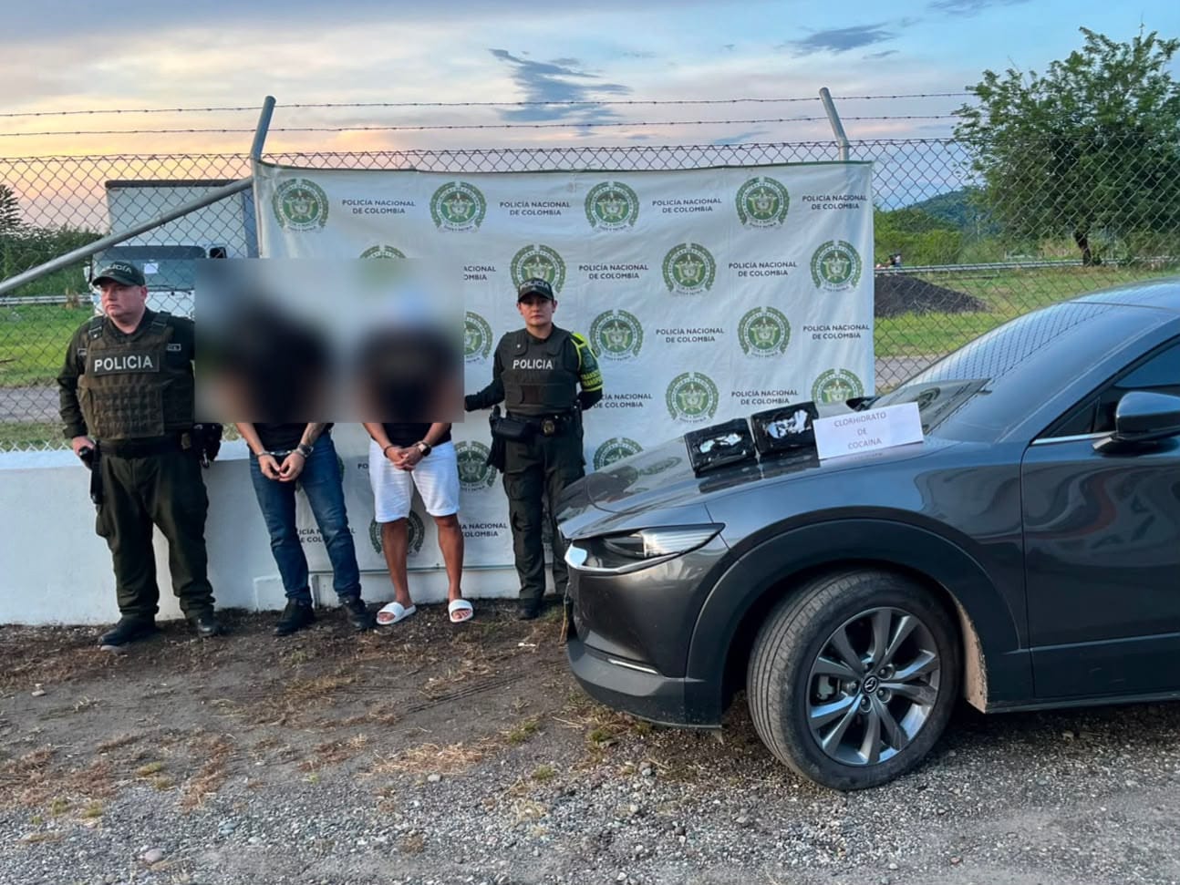 Transportaban más de dos kilos de cocaína dentro de vehículo de alta gama en Santander