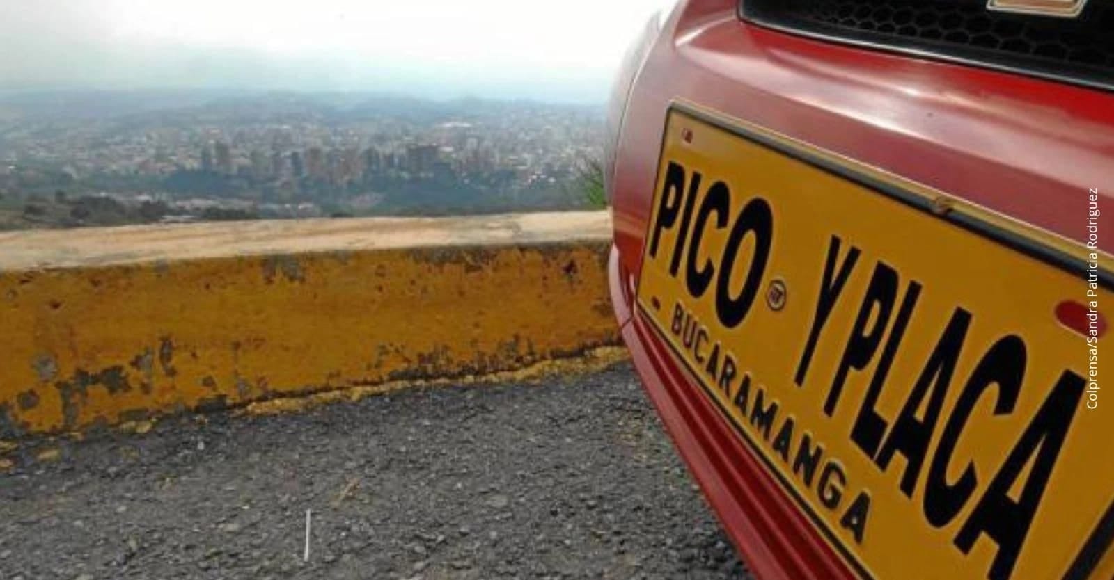 Para tener en cuenta la rotación del pico y placa en el Área Metropolitana de Bucaramanga