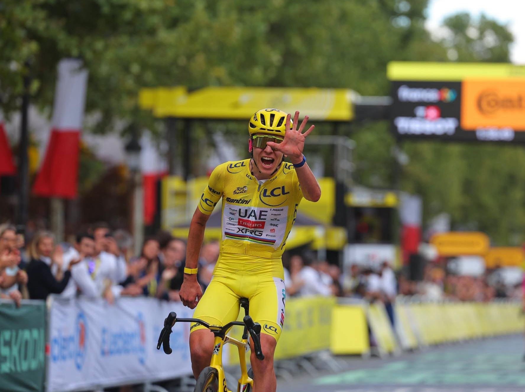 Tadej Pogacar logra ganar su quinto Tour de Francia