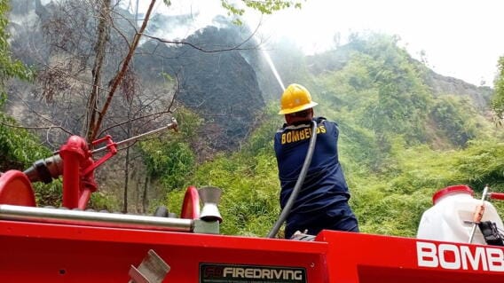 Altas temperaturas mantienen en alerta a Santander por riesgo de incendios forestales
