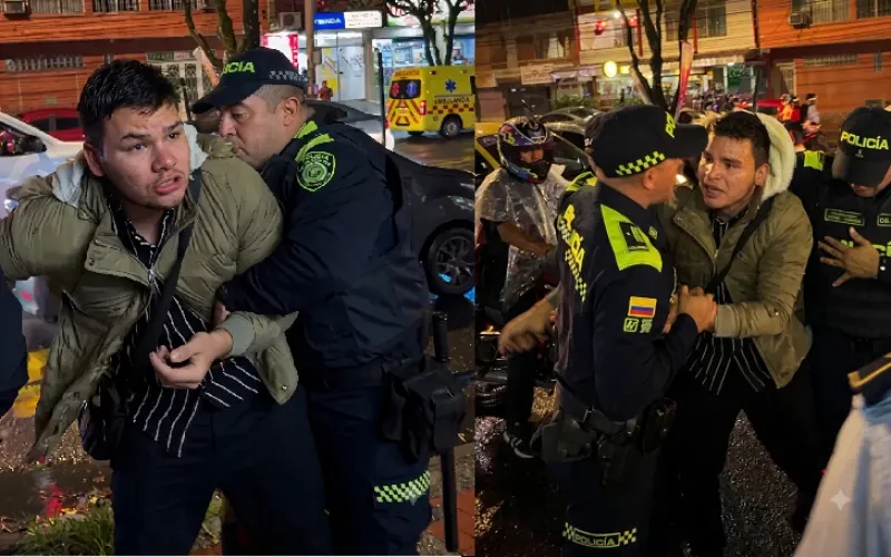 No aceptó el procedimiento, atacó a un policía y acabó capturado en Bucaramanga