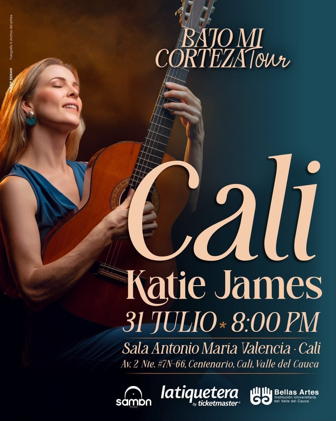 Katie James presentará su gira ‘Bajo mi Corteza Tour’ en Cali
