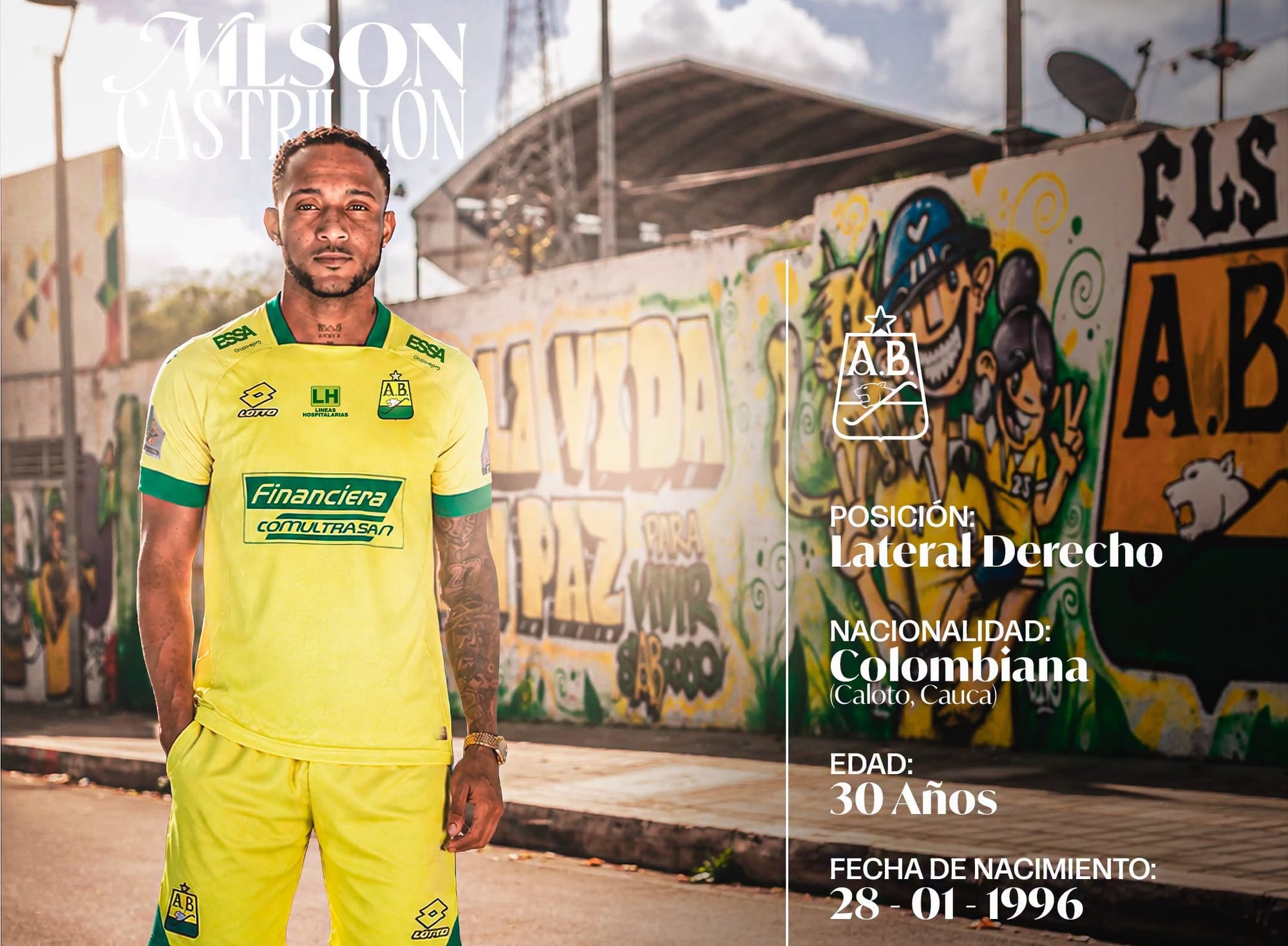 Nilson Castrillón nuevo integrante de Atlético Bucaramanga