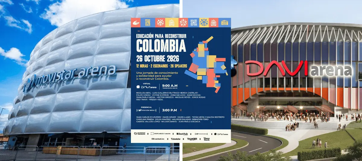 Educación para reconstruir Colombia: 12 horas de conocimiento y solidaridad para apoyar a los damnificados