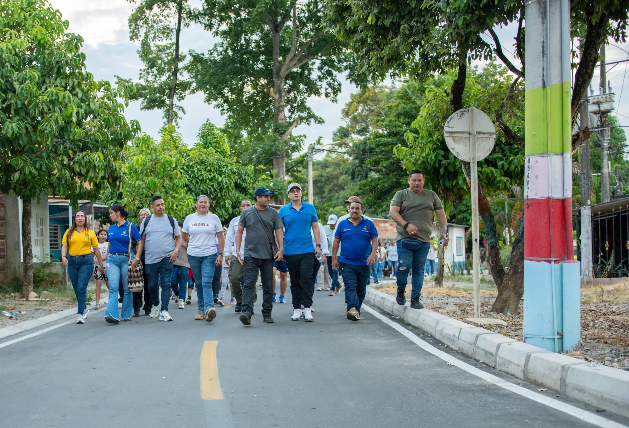 Pavimentación de vías hace que brillen Los Corales en Barrancabermeja