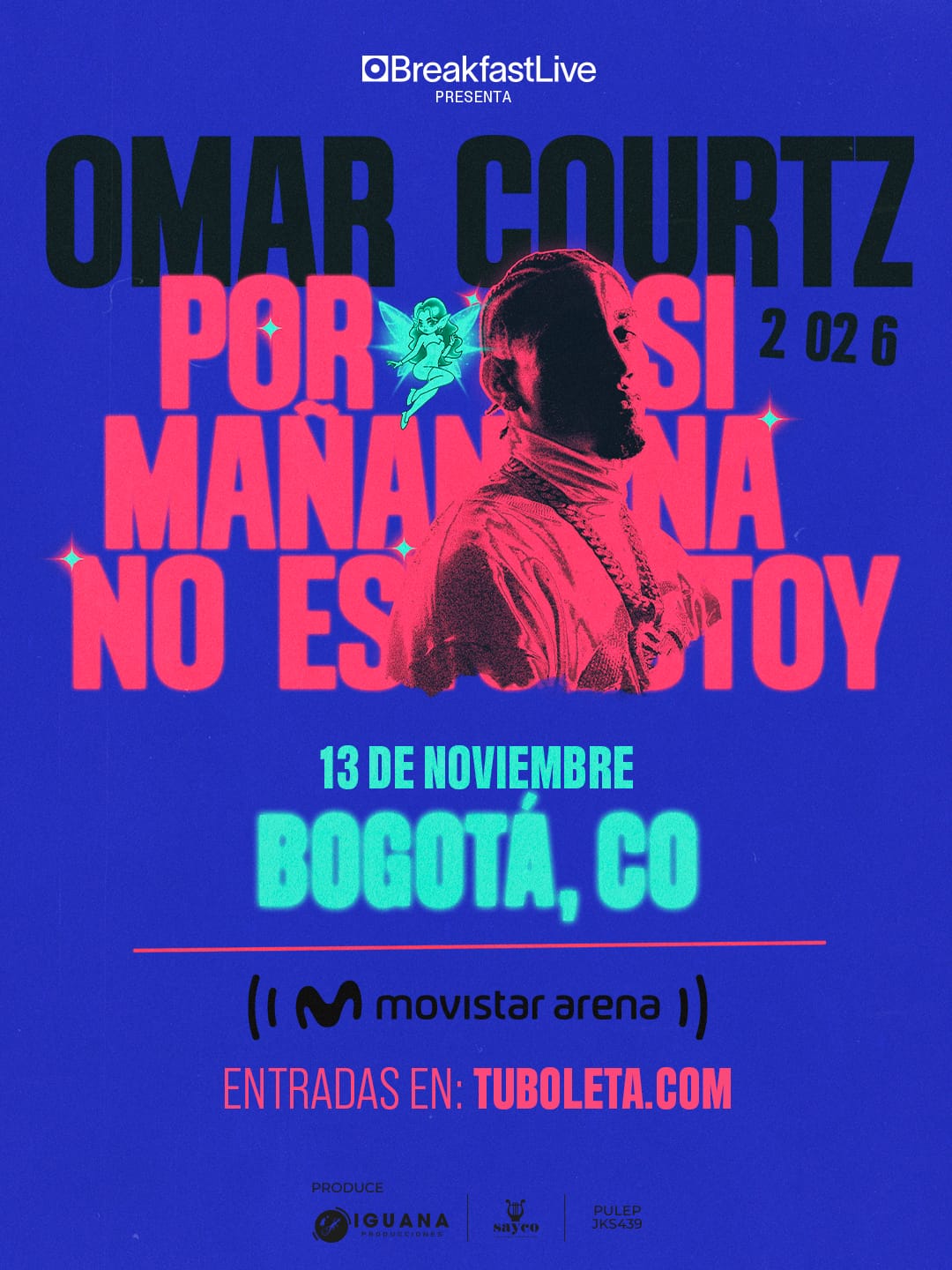 Omar Courtz regresa a Bogotá con "Por Si Mañana No Estoy World Tour"