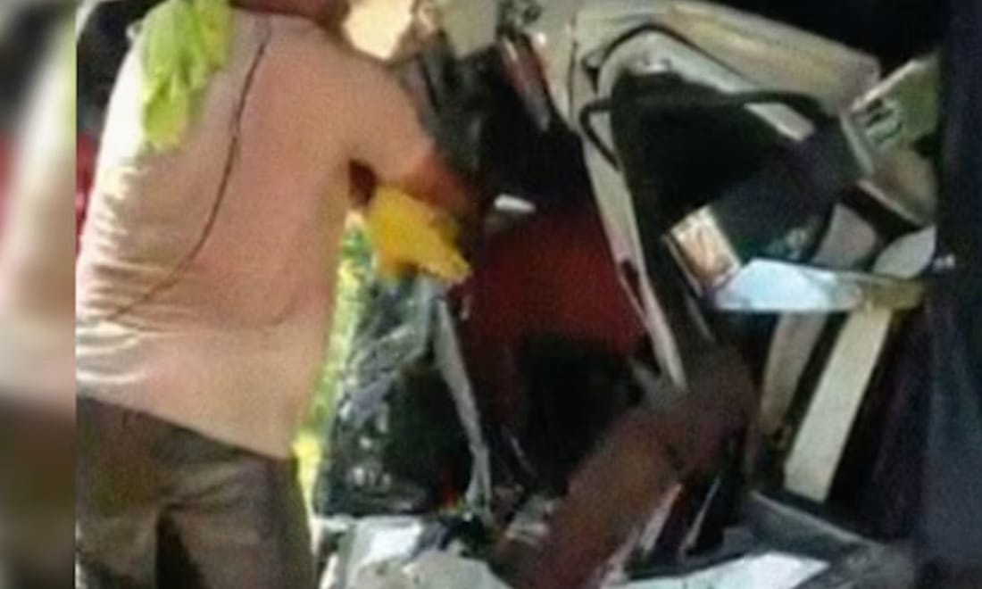 Muere  un conductor de camión tras brutal choque en la vía Río Ermitaño - La Lizama