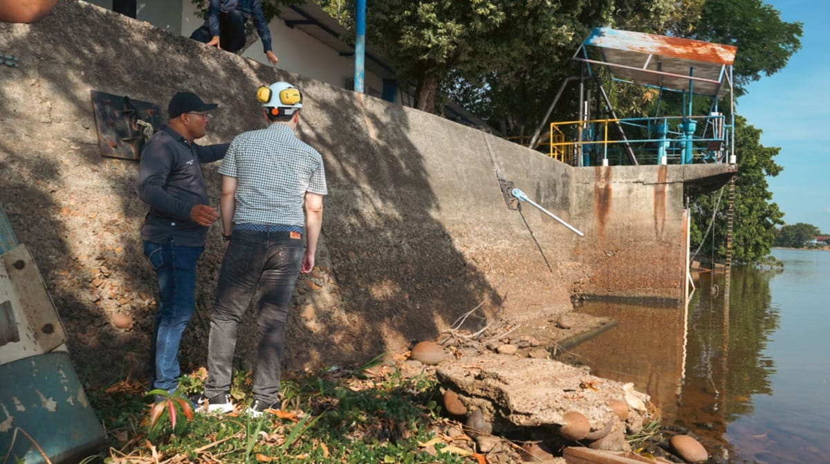 Revisión del sistema de captación del acueducto tras disminución del nivel de la ciénaga San Silvestre