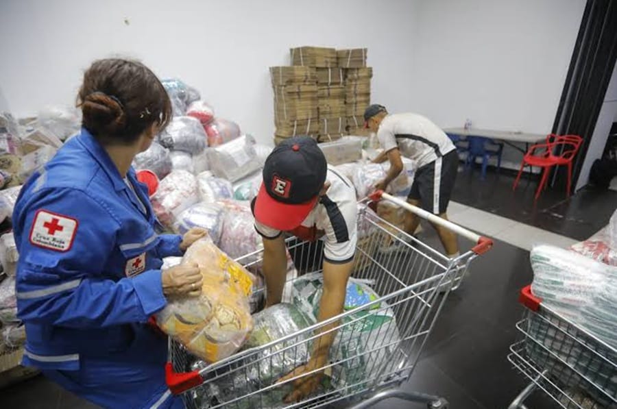 Cruz Roja culminó recolección de ayudas en Bucaramanga y alista más despachos