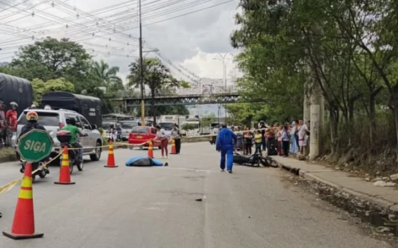 Adulto mayor murió luego de haber sido arrollado por una motocicleta en Girón