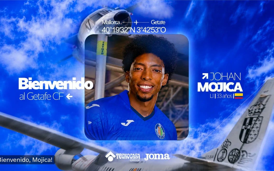 Johan Mojica fue oficializado por el Getafe