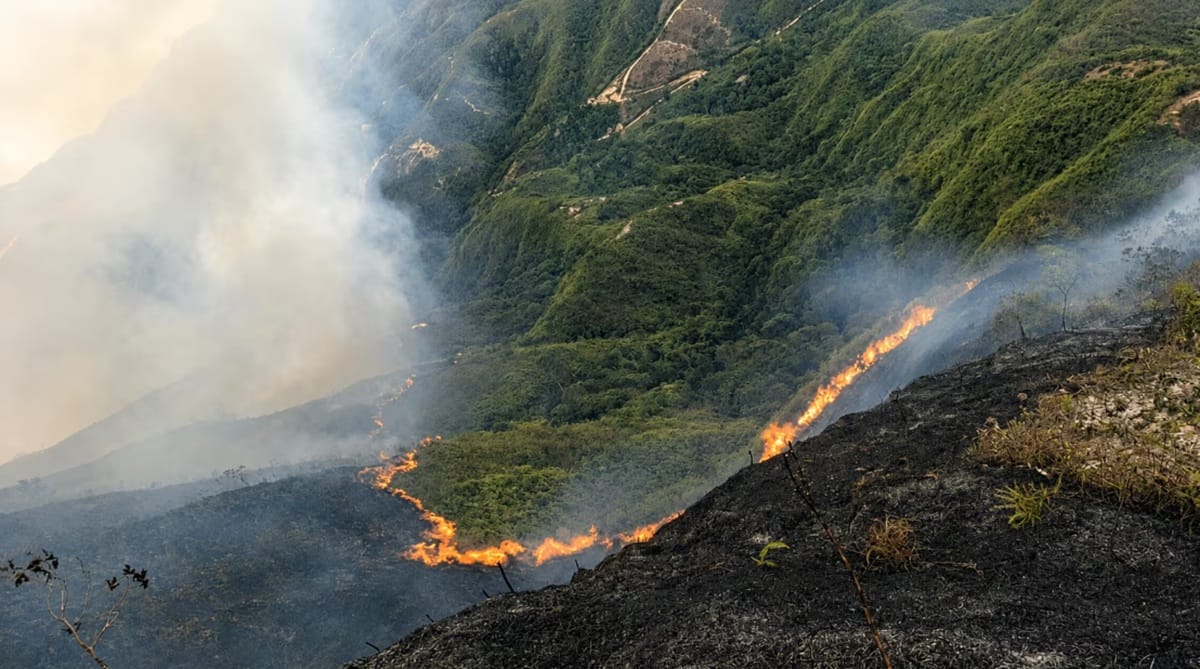 Sequía empieza golpear  a Santander con incendios forestales y racionamiento  escalonado de agua