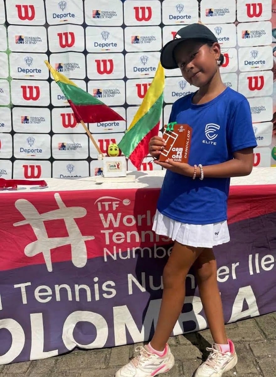 Ana Victoria campeona en Festival Nacional Infantil de Tenis