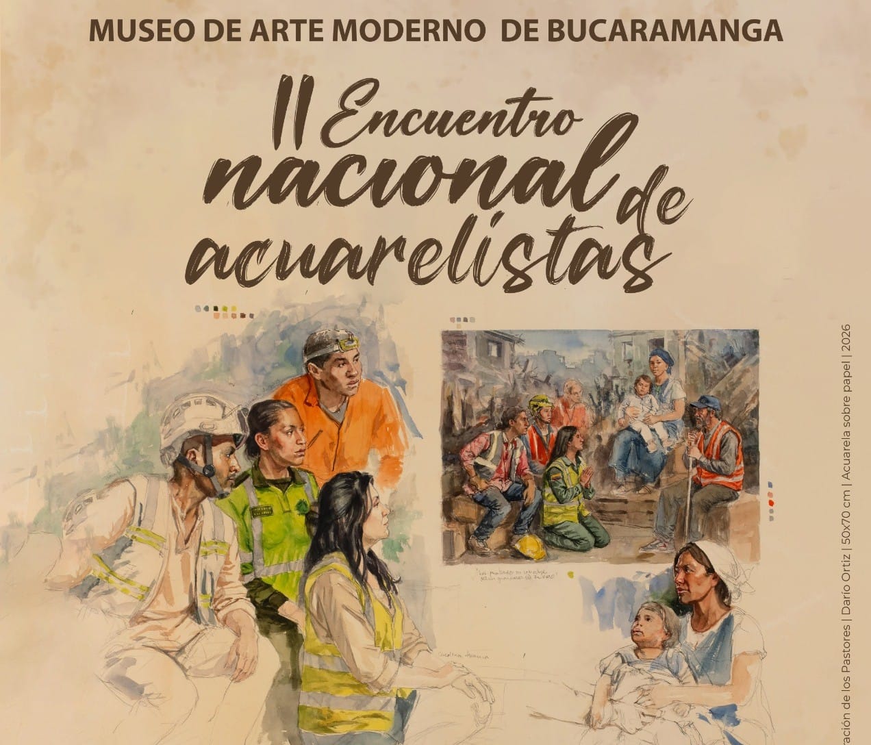 La acuarela sale del museo