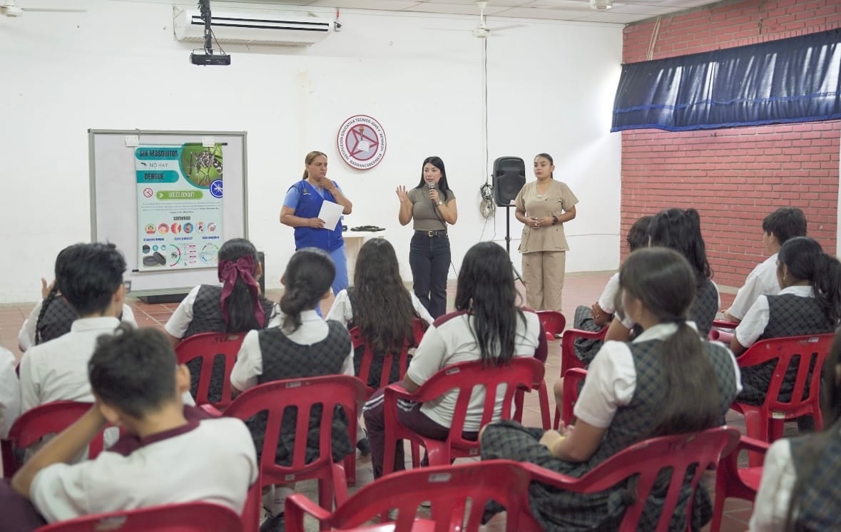 En los colegios se hacen campañas contra el dengue en Barrancabermeja