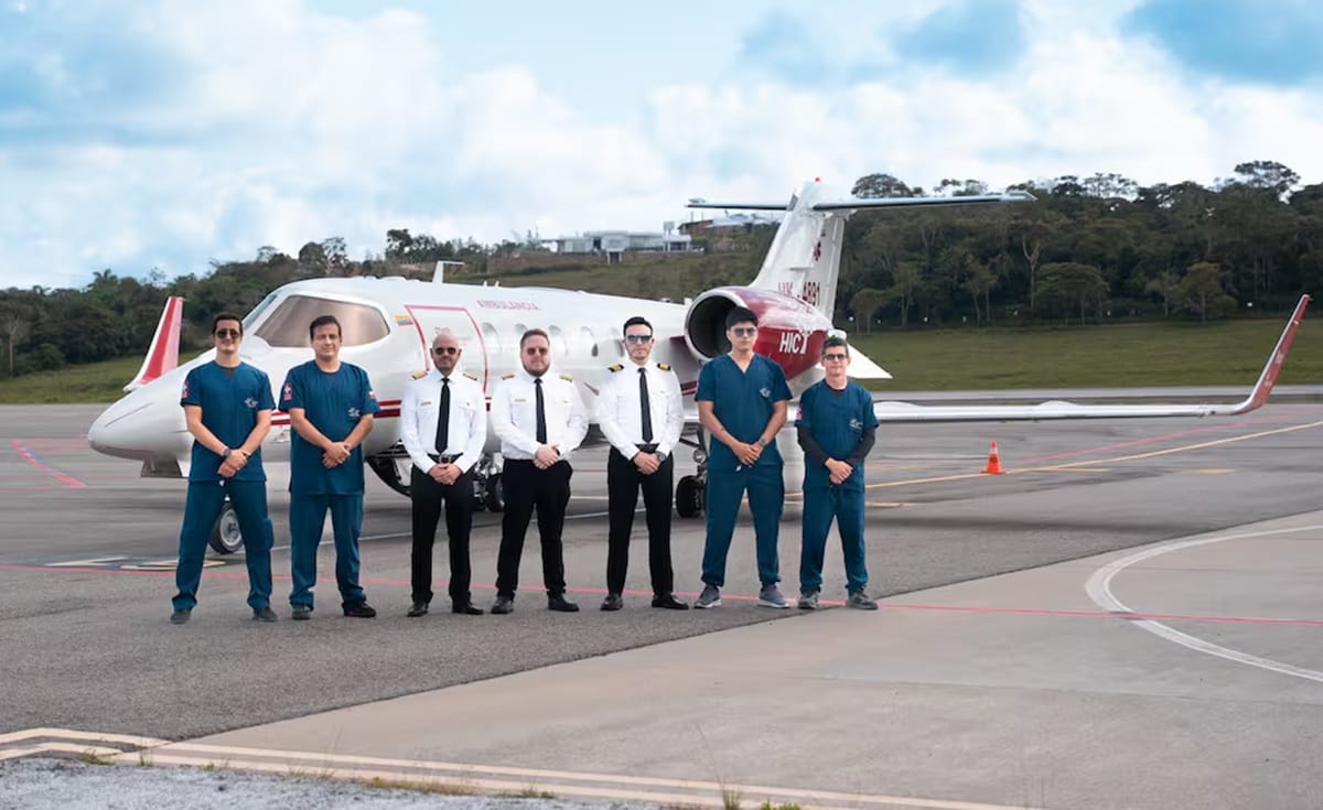 Avión ambulancia vuela por la vida de los colombianos