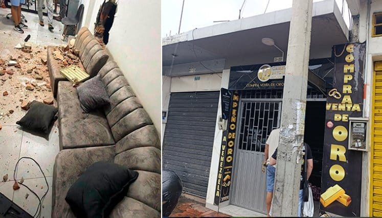 Abrieron un hueco en la pared y se llevaron $100 millones de una compraventa en Cúcuta