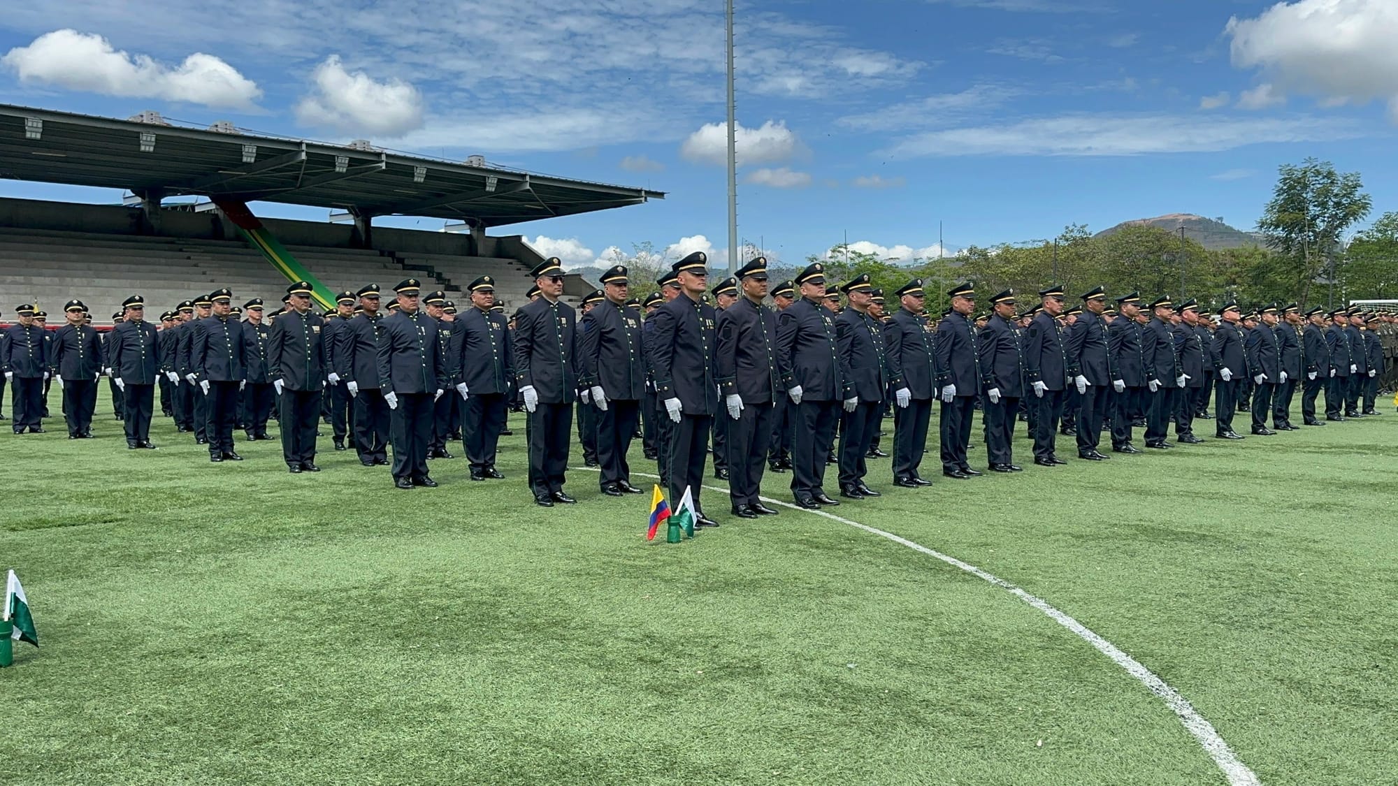Ceremonia de ascensos en la Policía Metropolitana de Bucaramanga
