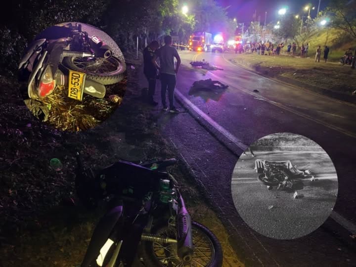Dos motociclistas murieron en grave accidente en el norte de Bucaramanga