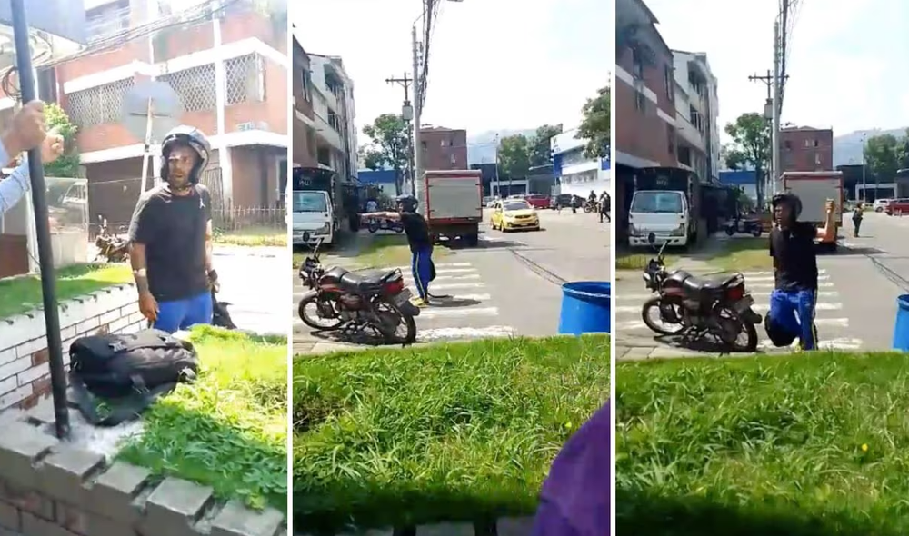 VIDEO. Agente de tránsito fue amenazado por motociclista agresivo imagen de la publicación