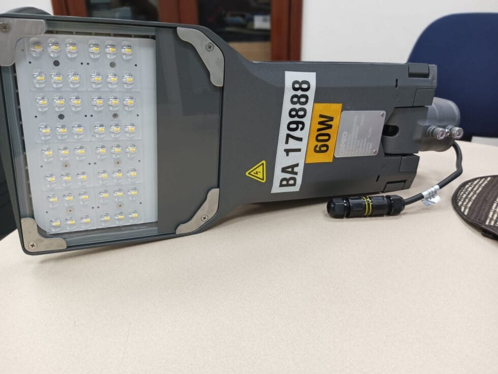 Estas son las nuevas luminarias adquiridas para modernización del alumbrado público imagen de la publicación
