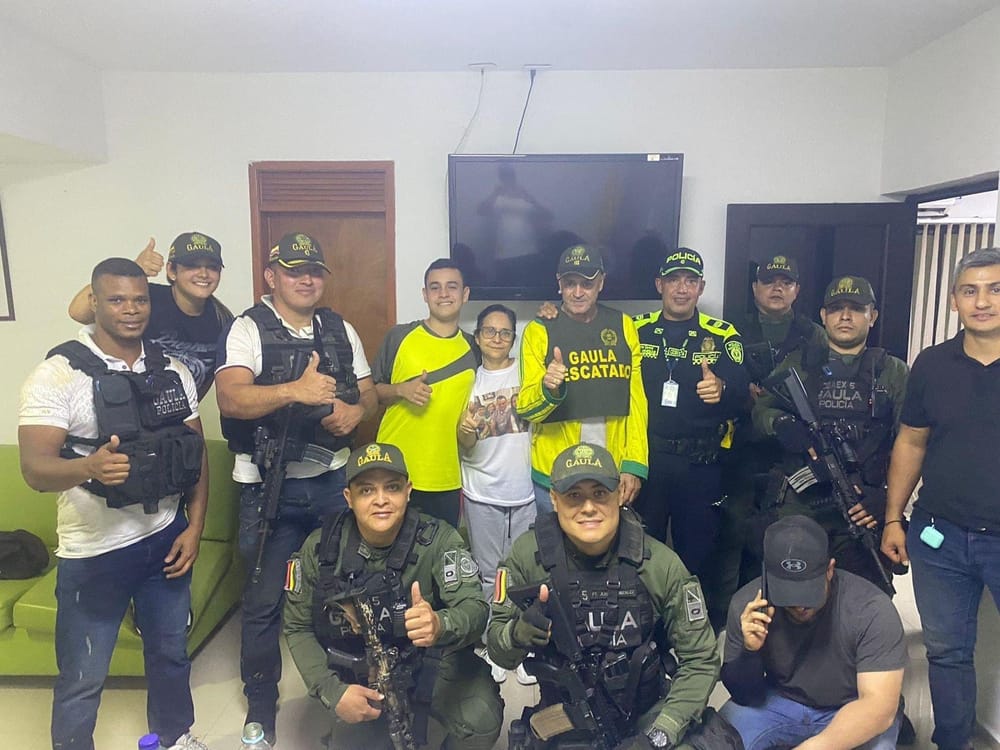 Gaula rescató a comerciante de 52 años secuestrado hace una semana imagen de la publicación