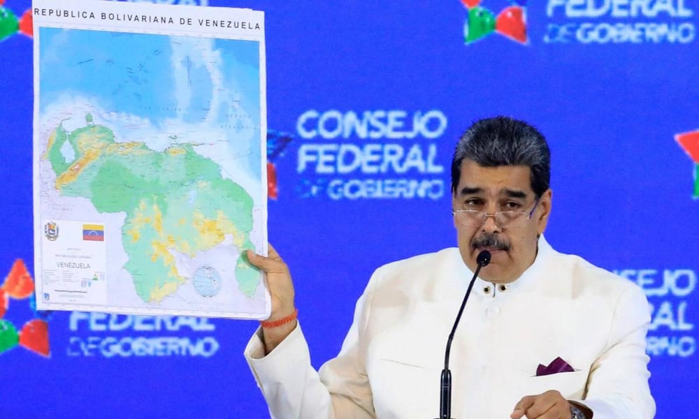 Territorio de GUYANA nunca será de Venezuela, Nicolás Maduro empeñado en  invadir un territorio extranjero imagen de la publicación