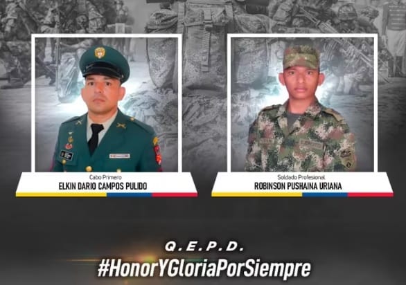 Ejército Nacional perdió dos héroes en enfrentamiento con el Clan del Golfo imagen de la publicación