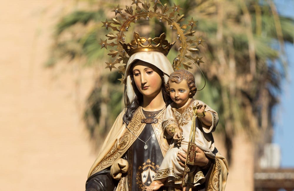 Retiran estatua de la Virgen del Carmen en Floridablanca tras cumplimiento de fallo constitucional imagen de la publicación