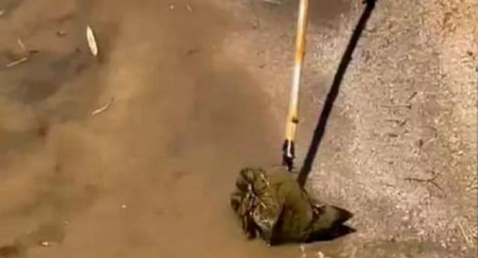 ¿Señal de ritual? Descubren objeto misterioso en el embalse Guatapé imagen de la publicación