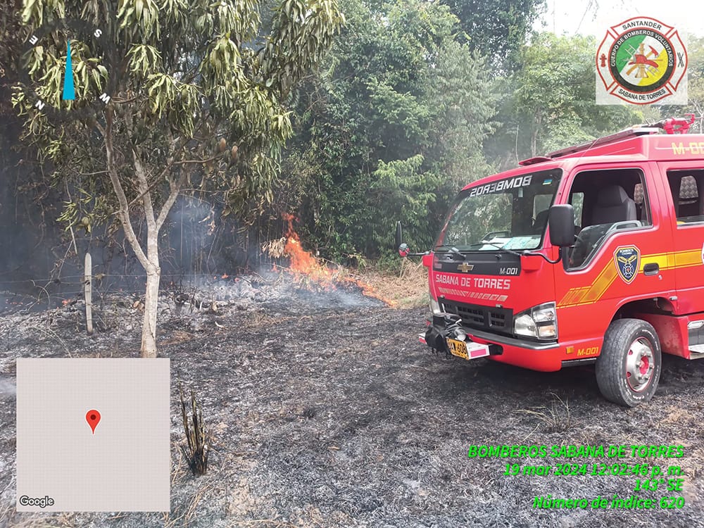Altas temperaturas, sin agua y ahora con incendios forestales; el drama que viven en Sabana de Torres imagen de la publicación