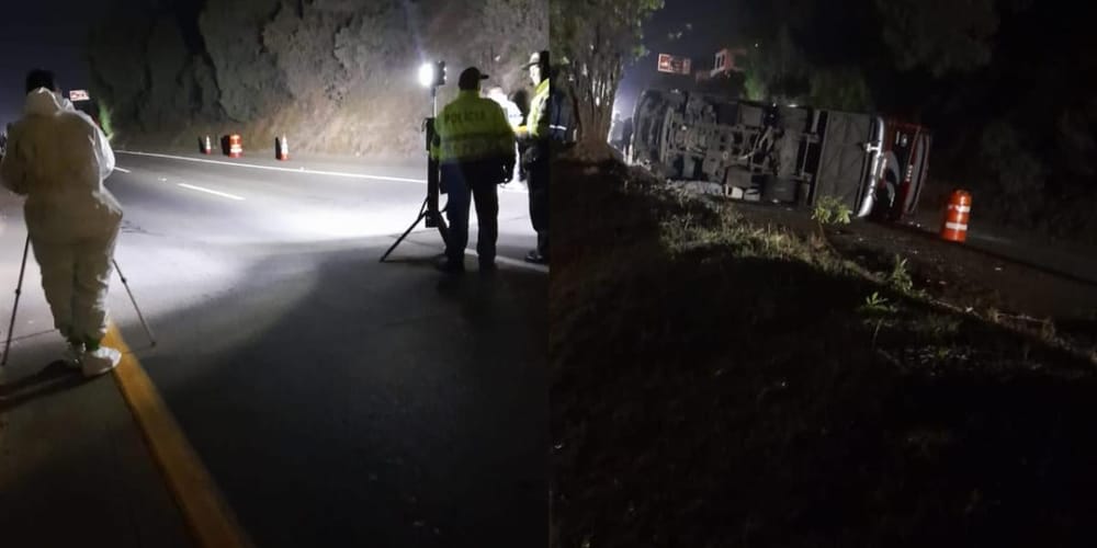 Volcamiento de bus en vía Bogotá - Tunja dejó dos fallecidos y varios heridos imagen de la publicación