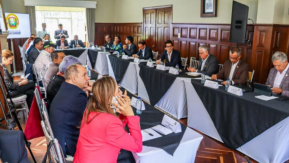 Casa de Santander fue escenario de alianza por la infraestructura vial imagen de la publicación