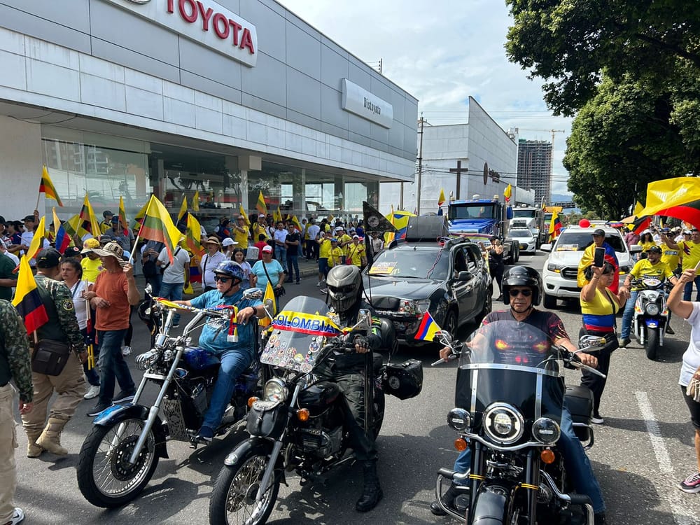 Marcha contra Gobierno de Petro: Bucaramanga se moviliza en protesta imagen de la publicación