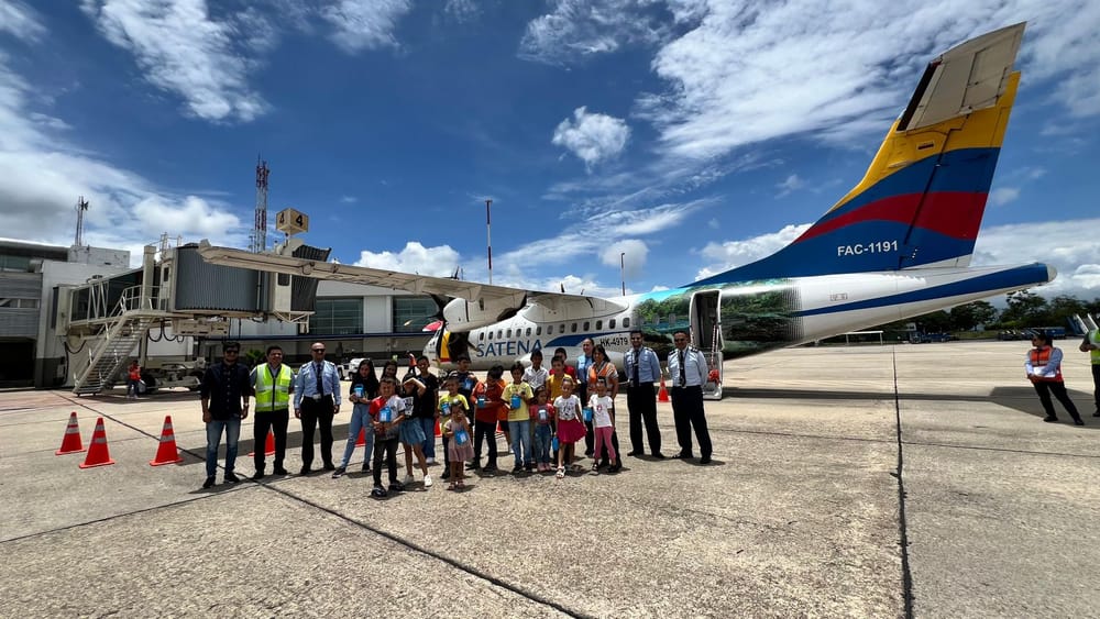 Alcaldía de Lebrija y Satena llevaron 15 niños a su primera aventura aérea imagen de la publicación